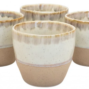 4 VASOS DE CERAMICA WAYU