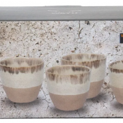4 VASOS DE CERAMICA WAYU
