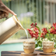 4 VASOS DE CERAMICA WAYU