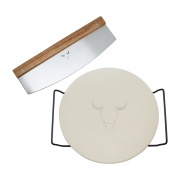 SET de PIZZA WAYU - Piedra + Cortador