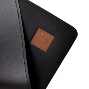 SET 6 Individuales WAYU de Cuero Negro