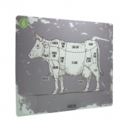 SET 4 Individuales PVC Cortes Grey WAYU