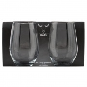 SET 4 Vasos redondos de Vidrio