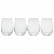 SET 4 Vasos redondos de Vidrio