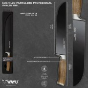 Cuchillo PARRILLERO profesional WAYU