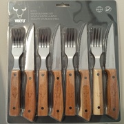 SET Cuchillos y Tenedores 8 Piezas WAYU