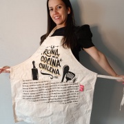 Pechera Mezclilla La Reina de la cocina Chilena
