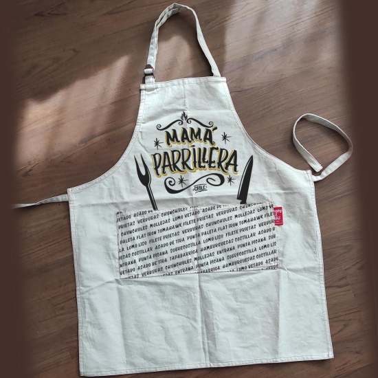 Pechera Mezclilla Mamá Parrillera