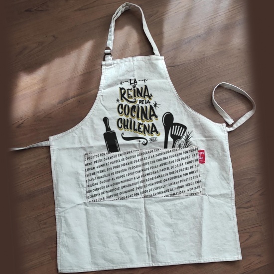 Pechera Mezclilla La Reina de la cocina Chilena