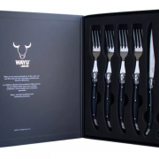 SET DE CUBIERTOS 8 PCS BLACK WAYU
