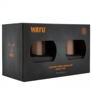 SET 2 VASOS APERITIVO COPPER LINE WAYU