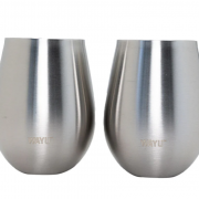 SET DE 2 VASOS DE COCTEL METALICOS WAYU