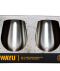 SET DE 2 VASOS DE COCTEL METALICOS WAYU