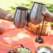 SET DE 2 VASOS DE COCTEL METALICOS WAYU
